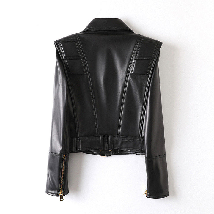 Stylish Leather Adventure Coat