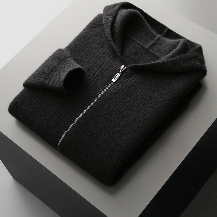 Cozy Merino Wool Zip Hoodie