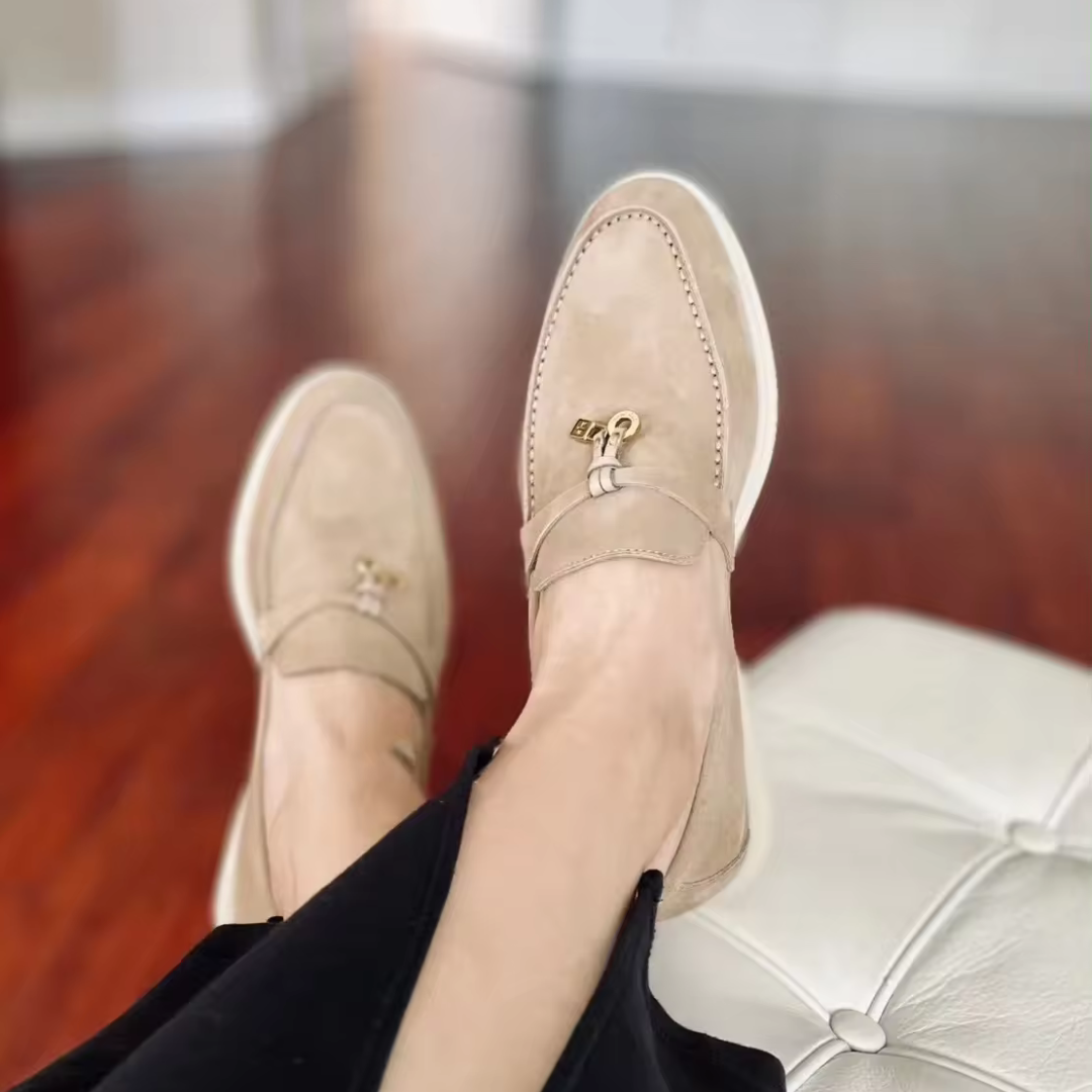 Elegant Suede Slip-On Loafers