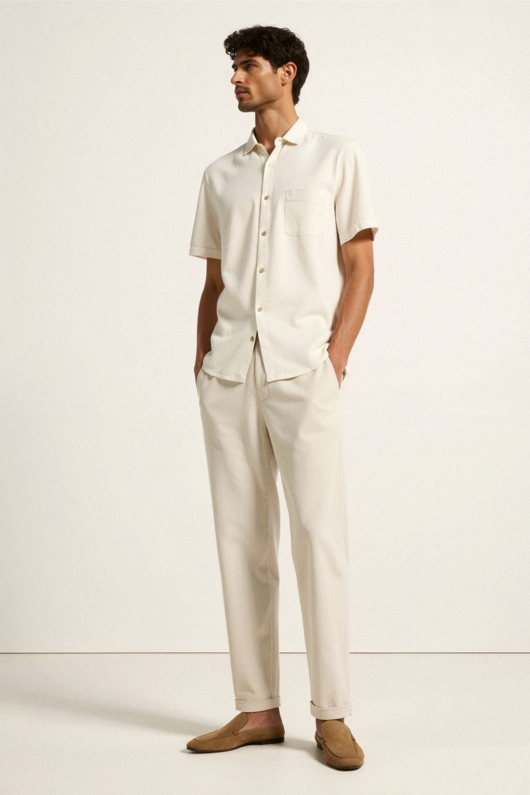 Elegant Linen Comfort Trousers