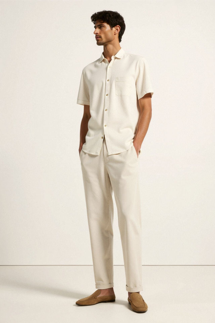 Elegant Linen Comfort Trousers