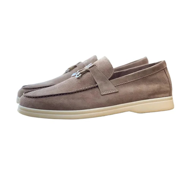 Elegant Suede Slip-On Loafers