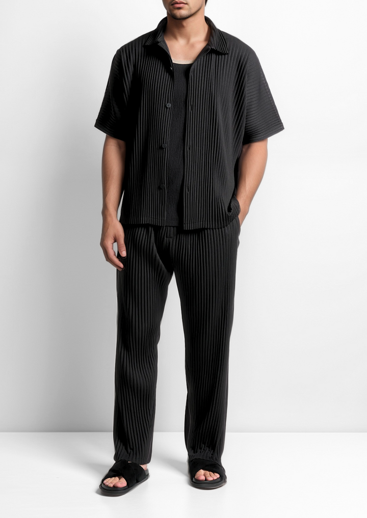 Stylish Pleated Summer Set