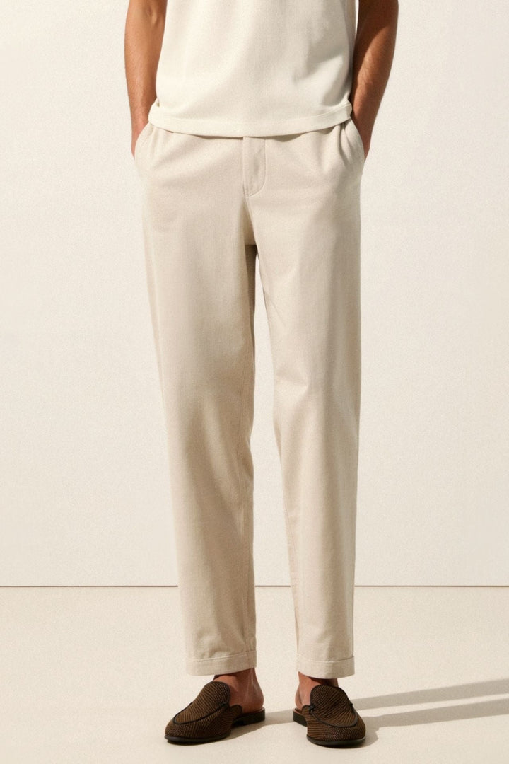 Elegant Linen Comfort Trousers