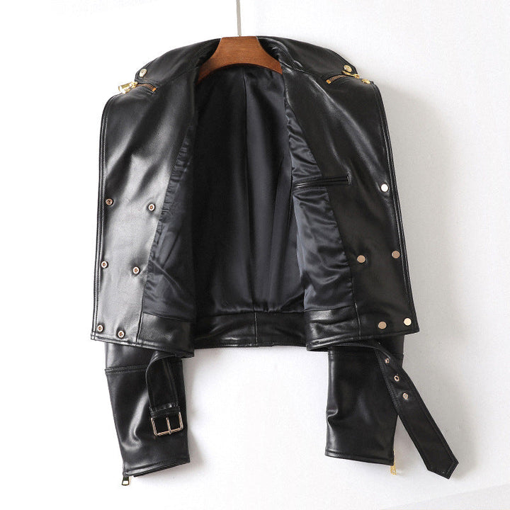 Stylish Leather Adventure Coat