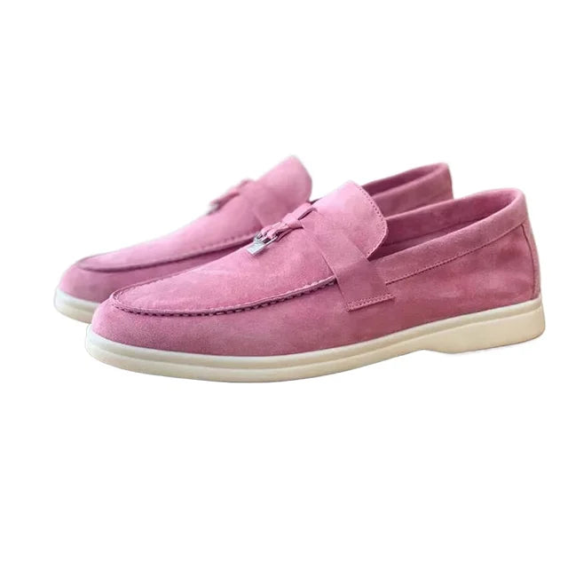 Elegant Suede Slip-On Loafers