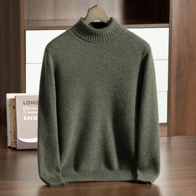 Cozy Cashmere Turtleneck Sweater