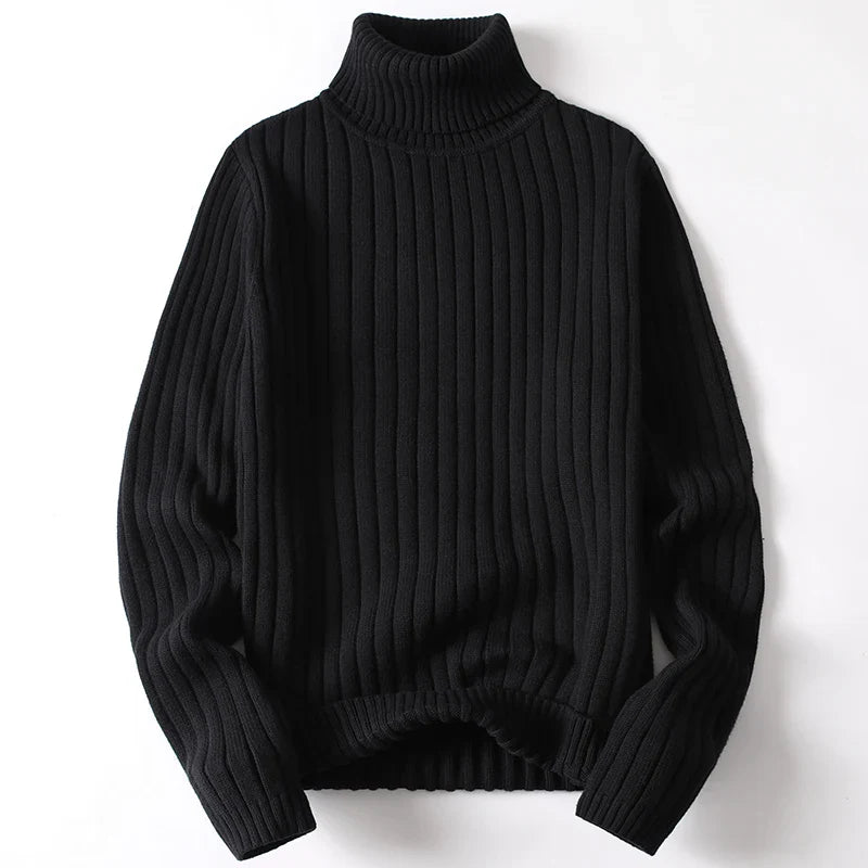Cozy Merino Turtleneck Sweater