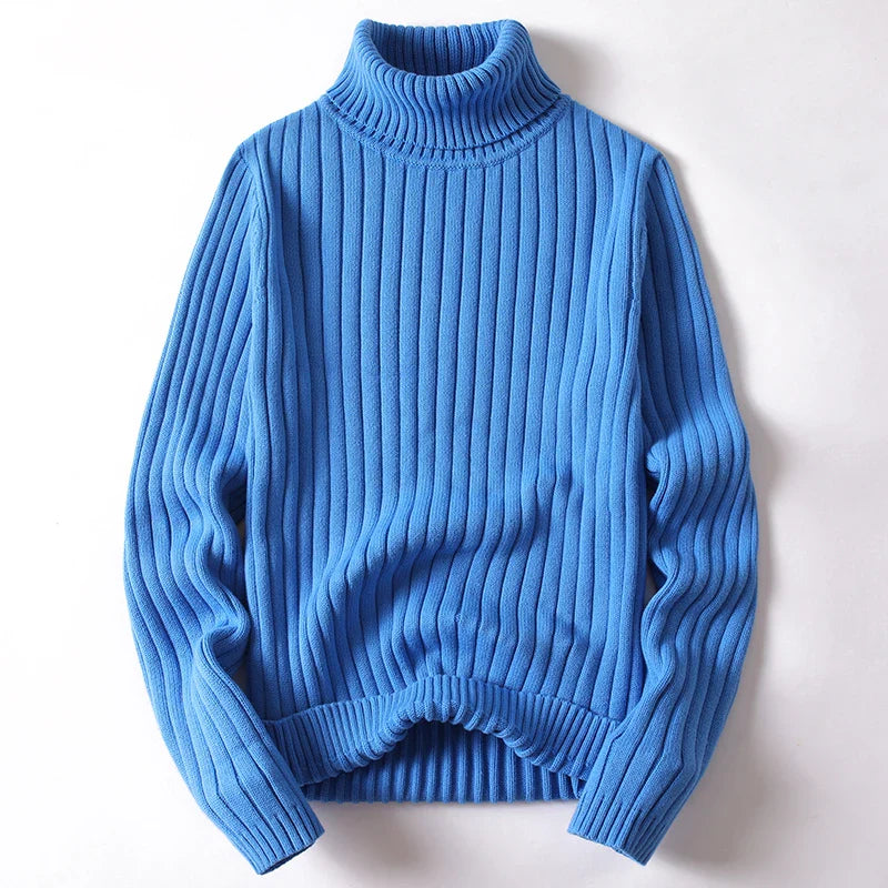 Cozy Merino Turtleneck Sweater
